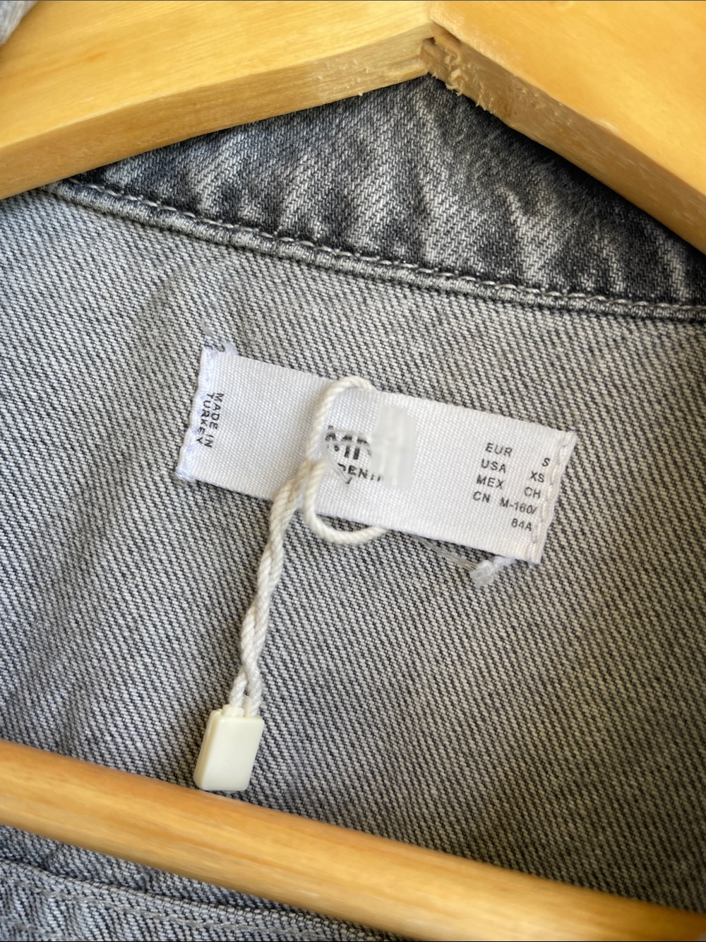 MANGO Gray Denim Utility Jumpsuit Belted Boiler Suit XS - Picture 4 of 13
